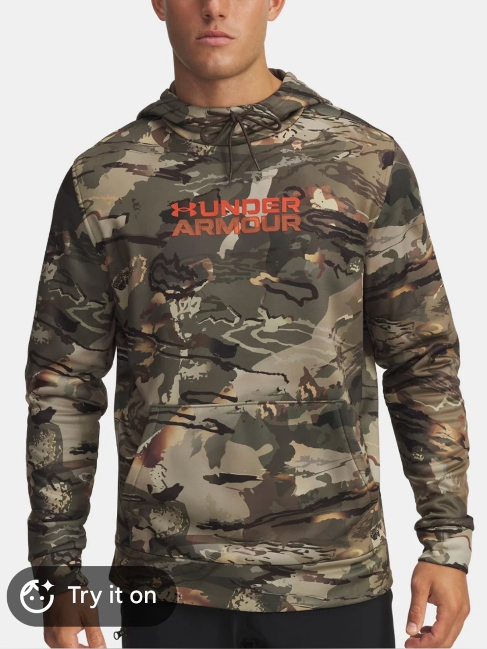 Under Armour Expanse Fleece Camo Men’s Hoodie New With Tag